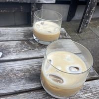 iced oat milk latte  at Under Pressure in Sutton Coldfield