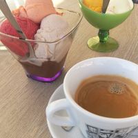 Mix of delicious ice cream. at Slascicarna Jadran pri Ekremu in Izola