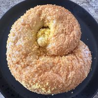 Coconut roll (so messy omg)  at Keefer Court in Eden Prairie