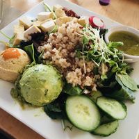 Buddha bowl with added tofu   at Peoples Organic in Minnetonka