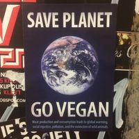 Sticker at the toilet  at Kipsari in Espoo