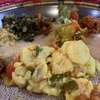 Potatoes   at Taste of Ethiopia in Pflugerville