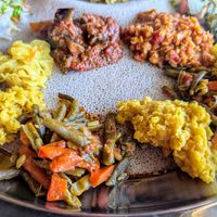 Yum factor 10. at Taste of Ethiopia in Pflugerville