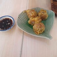Trio mushroom dumplings at Bai Plu House in Bangkok