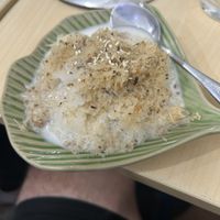 Coconut rice dessert  at Bai Plu House in Bangkok
