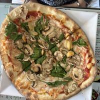 Vegan pizza   at Earth Bistro in Temecula