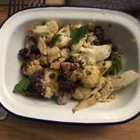 roasted cauliflower I had for entree.  at Gold Mines Hotel in Bendigo