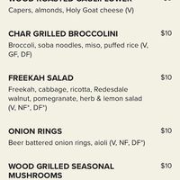 their sides menu at Gold Mines Hotel in Bendigo