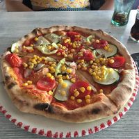 Vegetariana without cheese at Delta Caffe in Opuzen