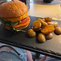 Very good homemade Vegan options at Art Cafe Bar in Bled