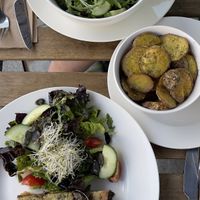 Lunch  at Café Nullpunkt in Berlin