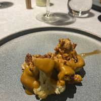 Cauliflower in a peanut sauce   at Land in Birmingham