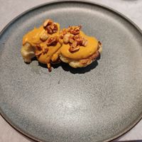 Roasted cauliflower satay at Land in Birmingham