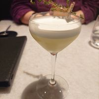 Beautiful savoury thyme gin at Land in Birmingham