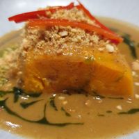 Sweet potato with masaman curry at Land in Birmingham