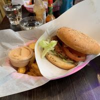 Vegan Beyond Burger at Naughty Brgr in Helsinki