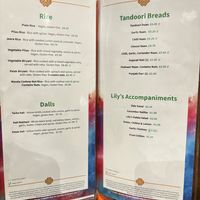   at Lily's Vegetarian Indian Cuisine in Ashton-under-lyne