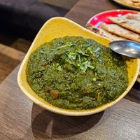 aloo palak (spinanch/potato) at Lily's Vegetarian Indian Cuisine in Ashton-under-lyne