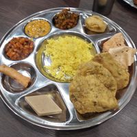 Vegan Thali at Lily's Vegetarian Indian Cuisine in Ashton-under-lyne