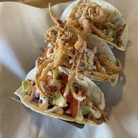 BBQ jackfruit tacos! Delicious !  at Trio in Cape Girardeau