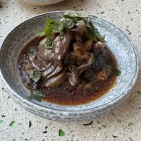 Eggplant agebitashi at Umami Ramen & Izakaya in Montreal