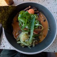 Spicy miso ramen at Umami Ramen & Izakaya in Montreal