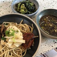 Shoyu tsukemen at Umami Ramen & Izakaya in Montreal