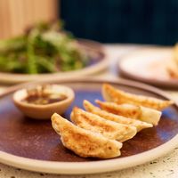 Gyoza at Umami Ramen & Izakaya in Montreal