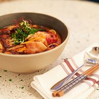 Kimchi Ramen at Umami Ramen & Izakaya in Montreal
