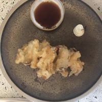 Mushroom tempura at Umami Ramen & Izakaya in Montreal