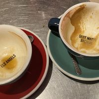 Coffees reminds you to get out and climb!  at Hors Categorie in Girona