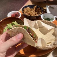 Tacos con jackfruit  at Hors Categorie in Girona