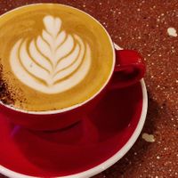 Capuccino amb llet de civada (alpro) at Hors Categorie in Girona