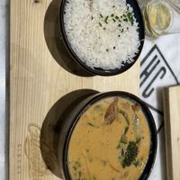 Vegan curry  at Hors Categorie in Girona