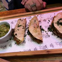 Jackfruit tacos  at Hors Categorie in Girona