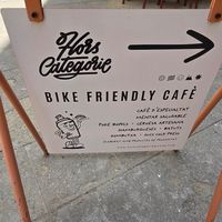 Street sign at Hors Categorie in Girona