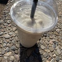 Coconut and banana smoothie  at Hors Categorie in Girona