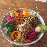 Buddha Bowl (asked for without egg)  at Hors Categorie in Girona