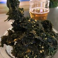 Kale chips at Hors Categorie in Girona