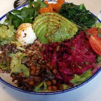 Buddha bowl at Hors Categorie in Girona