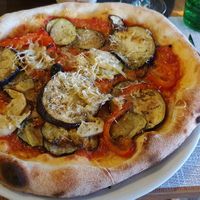 Vegan pizza at Bistro Bukarica in Krk
