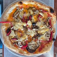 Pizza Vegetarijana at Bistro Bukarica in Krk