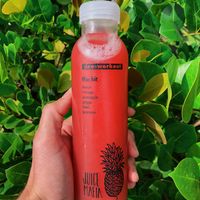 Organic cold pressed juice bottled in glass! at Juice Mafia in Hallandale Beach