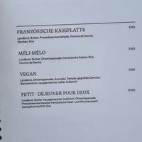 Menu 3 at Madame Tartine in Cologne
