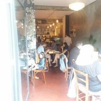 The cafe at Madame Tartine in Cologne