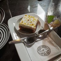 Vegan cheesecake at Milano - Harvey's Quay in Limerick