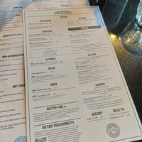 Vegan menue at Milano - Harvey's Quay in Limerick