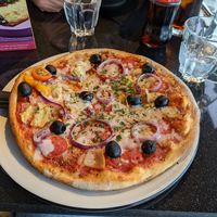 Vegan pizza at Milano - Harvey's Quay in Limerick