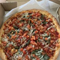 Margherita pizza  at Nabati Vegan Mediterranean in Oklahoma City