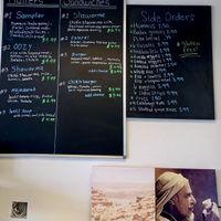 Something for everyday of the week!  at Nabati Vegan Mediterranean in Oklahoma City